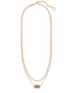 Kendra Scott Elisa Rose Gold Multi Strand Necklace In Rose Gold Drusy 5 Kendra Scott Elisa Rose Gold Multi Strand Necklace In Rose Gold Drusy -Demi-Fine Jewelry Shop kendra scott elisa necklace rose gold rose gold drusy 01 lg
