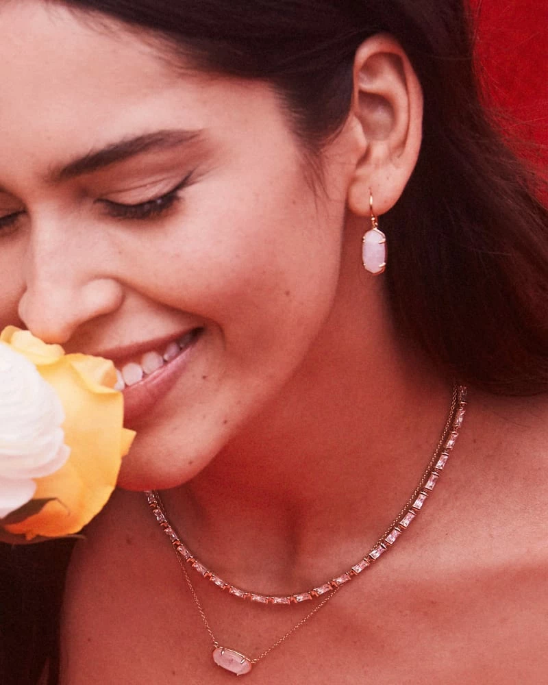 Kendra Scott Elisa 18k Gold Vermeil Pendant Necklace In Rainbow Moonstone 2 Kendra Scott Elisa 18k Gold Vermeil Pendant Necklace In Rainbow Moonstone - Image 2