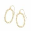 Kendra Scott Elle Open Frame Crystal Drop Earrings In Gold