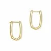 Kendra Scott Ellen Huggie Earrings In 18k Gold Vermeil