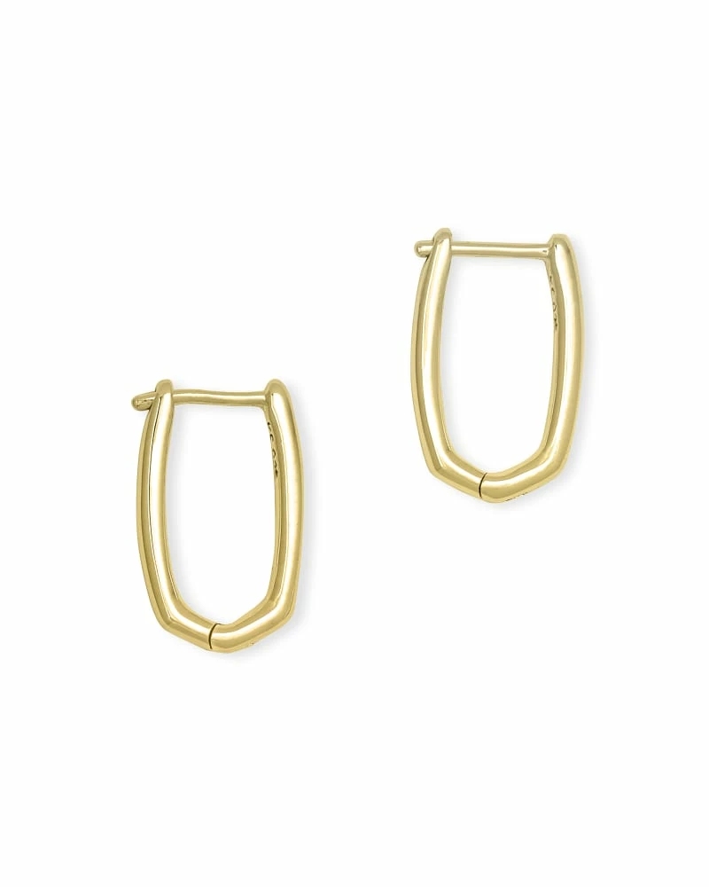 Kendra Scott Ellen Huggie Earrings In 18k Gold Vermeil 1 Kendra Scott Ellen Huggie Earrings In 18k Gold Vermeil