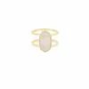 Kendra Scott Elyse Gold Ring In Iridescent Drusy