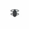 Kendra Scott Elyse Gunmetal Ring In Black Drusy