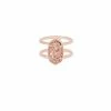 Kendra Scott Elyse Rose Gold Ring In Rose Gold Drusy