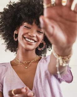 Kendra Scott Addison Choker Necklace In Rose Gold -Demi-Fine Jewelry Shop kendra scott emilie multi strand necklace ALT 03 lg