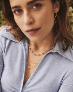 Kendra Scott Brooke Multi Strand Necklace In Silver -Demi-Fine Jewelry Shop kendra scott emilie strand necklace rhodium platinum drusy 2