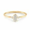 Kendra Scott Marisa 14k Yellow Gold Band Ring In White Diamond