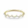 Kendra Scott Finley 14k Yellow Gold Band Ring In White Diamond