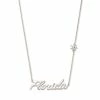 Kendra Scott Florida Pendant Necklace In Sterling Silver