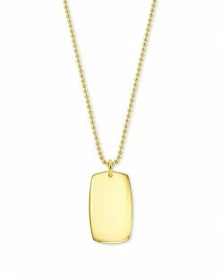 Kendra Scott Folds Of Honor Pendant Necklace In 18k Gold Vermeil