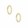 Kendra Scott Gina Seamless Huggie Earrings In 14k Yellow Gold