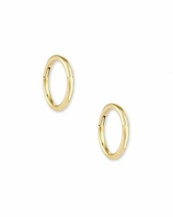 Kendra Scott Gina Seamless Huggie Earrings In 14k Yellow Gold