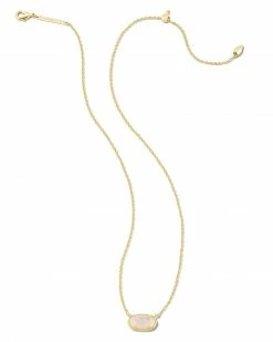 Kendra Scott Grayson Gold Pendant Necklace In Iridescent Drusy -Demi-Fine Jewelry Shop kendra scott grayson pendant necklace gold iridescent drusy 01