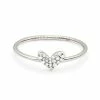 Kendra Scott Heart 14k White Gold Band Ring In White Diamond