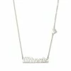 Kendra Scott Illinois Pendant Necklace In Sterling Silver