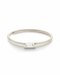 Kendra Scott Isabella 14k White Gold Band Ring In White Diamond