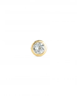 Kendra Scott Iva 18k Yellow Gold Vermeil Single Stud Earring In Amethyst -Demi-Fine Jewelry Shop kendra scott iva mini stud earring 18k gold vermeil white topaz 01 lg