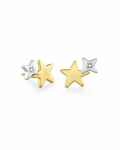 Kendra Scott Jae Star Ear Climber Earrings In Mixed Metal