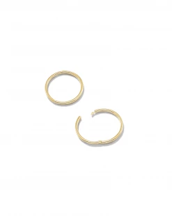 Kendra Scott Keeley 16mm Huggie Earrings In 18k Gold Vermeil