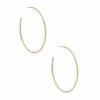 Kendra Scott Keeley 50mm Hoop Earrings In 18k Gold Vermeil