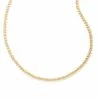 Kendra Scott Larsan Gold Tennis Necklace In White Crystal