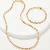 Kendra Scott Larsan Gold Tennis Set Of 2 In White Crystal