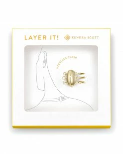 Kendra Scott Layer It! Necklace Clasp In Gold