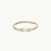 Kendra Scott Maria 14k Yellow Gold Band Ring In White Diamond