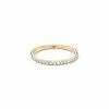 Kendra Scott Marilyn 14k Yellow Gold Full Eternity Band Ring In White Diamond, .5ct