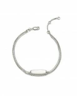 Kendra Scott Marlee Multi Strand Bracelet In Sterling Silver