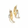 Kendra Scott Meg Double Hoop Earrings In Mixed Metal