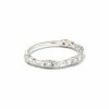 Kendra Scott Melanie 14k White Gold Band Ring In White Diamond
