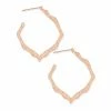 Kendra Scott Miku Hoop Earrings In Rose Gold