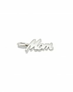 Kendra Scott Mom Charm In Sterling Silver