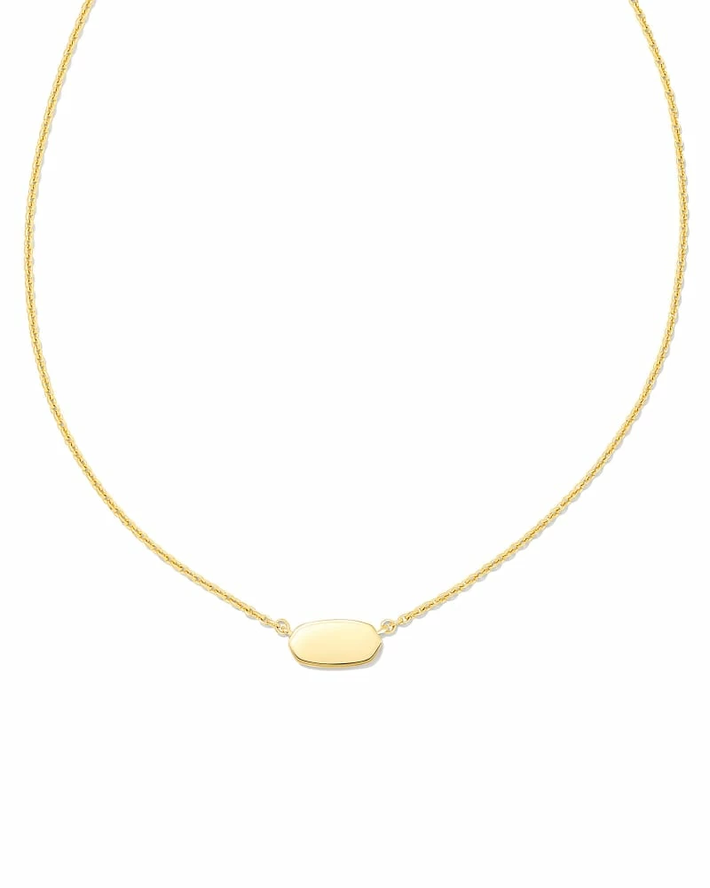 Kendra Scott Mommy & Me Adult Fern Short Pendant Necklace In 18k Gold Vermeil 1 Kendra Scott Mommy & Me Adult Fern Short Pendant Necklace In 18k Gold Vermeil