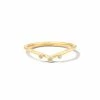 Kendra Scott Noelle 14k Yellow Gold Band Ring In White Diamond