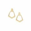 Kendra Scott Paxton Hoop Earrings In Gold