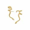 Kendra Scott Phoenix Ear Climber Earrings In Vintage Gold