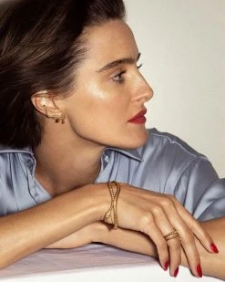 Kendra Scott Phoenix Ear Climber Earrings In Vintage Gold -Demi-Fine Jewelry Shop kendra scott phoenix ear climber vintage gold 02 lg