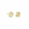 Kendra Scott Presleigh Love Knot Stud Earrings In Gold