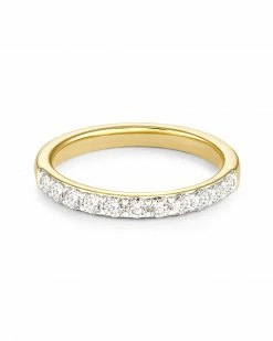 Kendra Scott Raleigh 14k Yellow Gold Band Ring In White Diamond