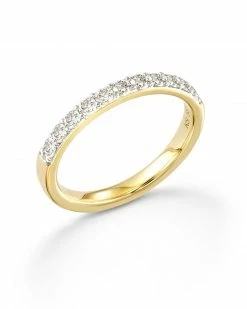Kendra Scott Raleigh 14k Yellow Gold Band Ring In White Diamond -Demi-Fine Jewelry Shop kendra scott raleigh band ring 14k yellow gold white diamond 01 lg