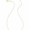 Kendra Scott Roll Bar Chain Necklace In Mixed Metal