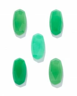 Kendra Scott Sage 18k Gold Vermeil Statement Ring In Chrysoprase -Demi-Fine Jewelry Shop kendra scott sage statement ring 18k gold vermeil chrysoprase 01