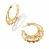 Kendra Scott Shiva Hoop Earrings In Vintage Gold