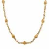 Kendra Scott Shiva Strand Necklace In Vintage Gold