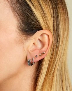 Kendra Scott Sianna Mini 14k Yellow Gold Single Stud Earring In White Diamond -Demi-Fine Jewelry Shop kendra scott sianna piercing stud gold diamond 03 lg