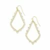 Kendra Scott Sophee Crystal Drop Earrings In Gold