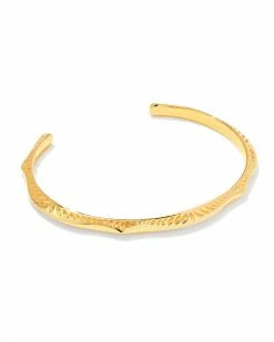 Kendra Scott Sophee Cuff Bracelet In 18k Gold Vermeil