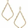 Kendra Scott Sophee Clip On Drop Earrings In Gold